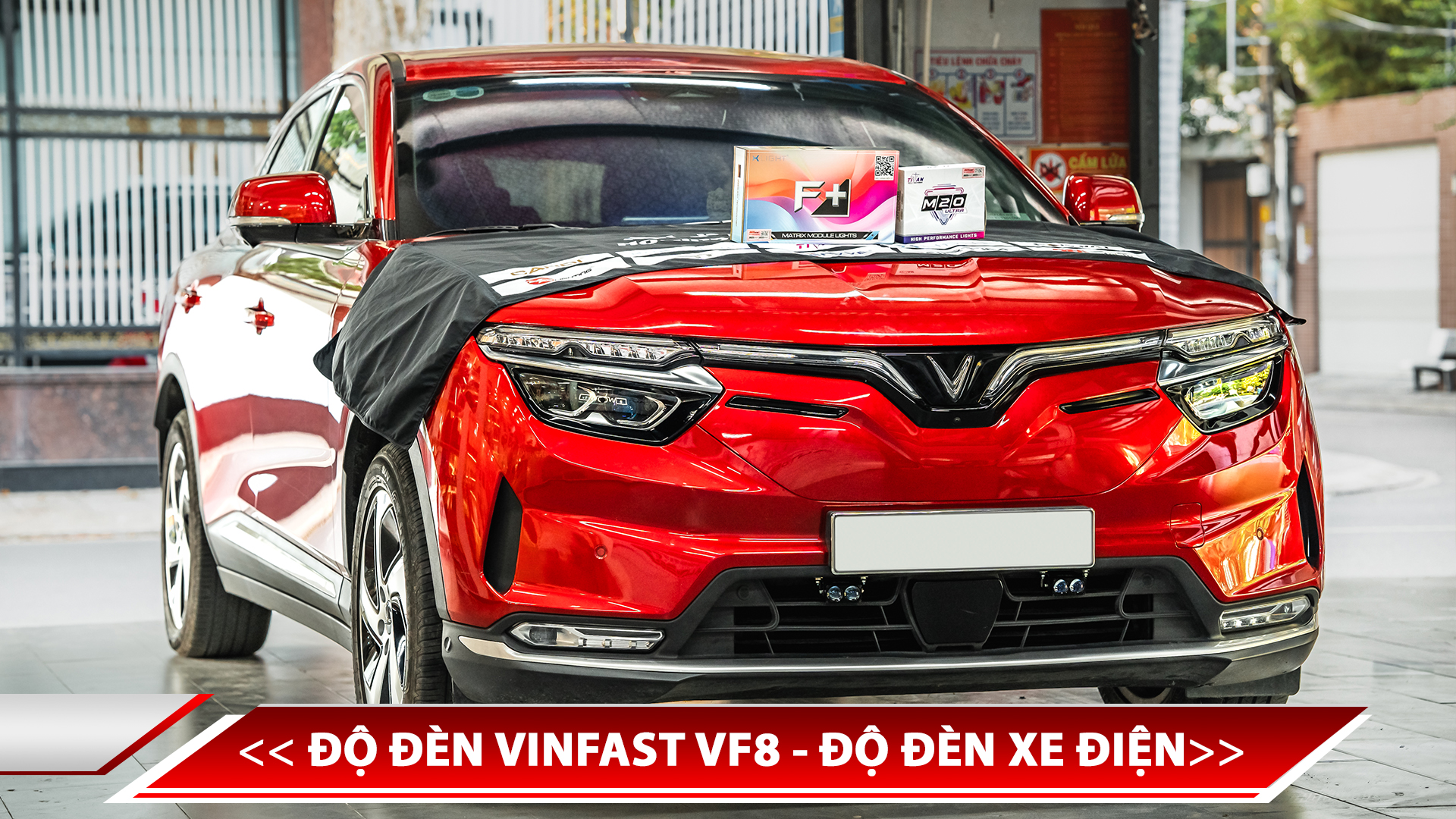 ĐỘ ĐÈN VINFAST VF8 - ĐỘ ĐÈN XE ĐIỆN